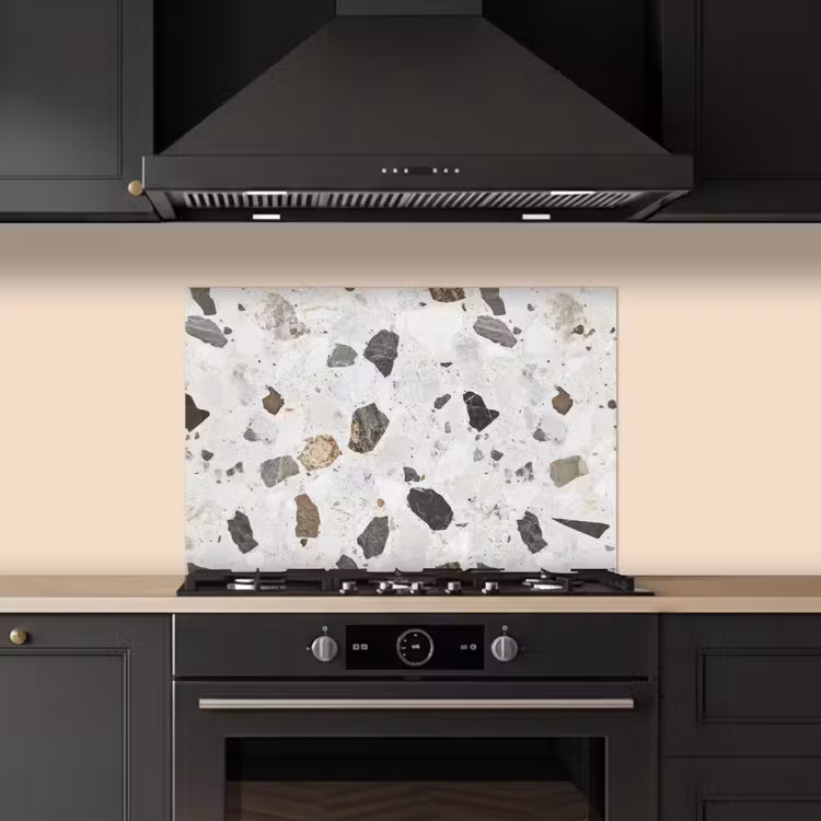 Spatscherm keuken - Marmer - Terrazzo - Decoratie - Interieur — 2