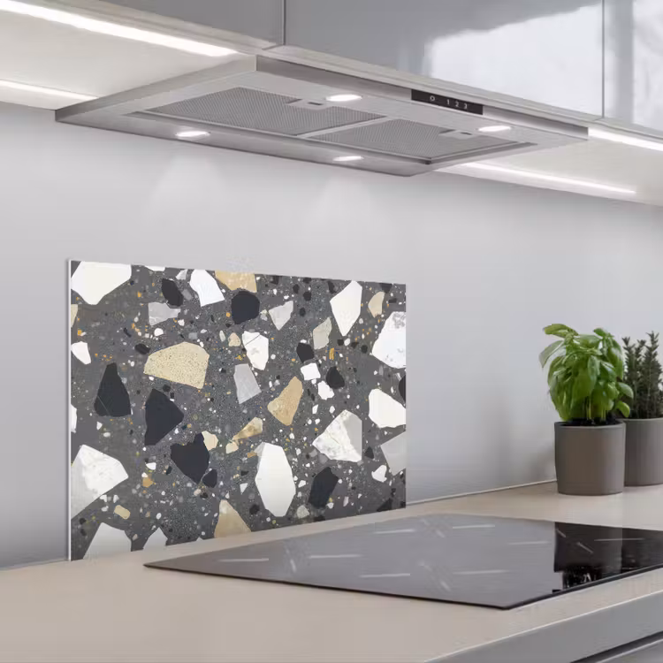 Spatscherm keuken - Terrazzo - Decoratie - Interieur - Stenen — 5