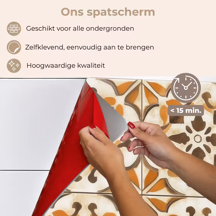 Spatscherm keuken - Vintage - Spaans - Decoratie - Keramiek — 4