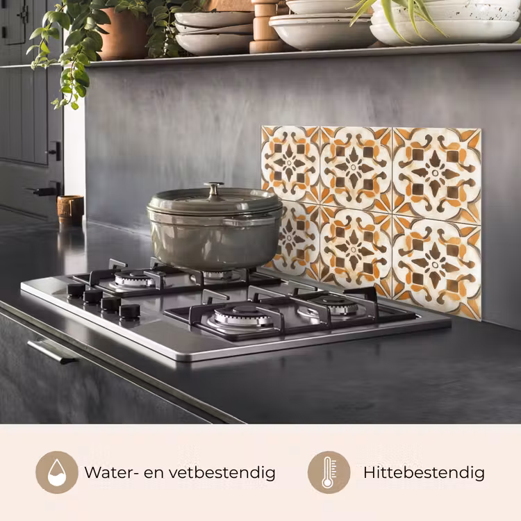 Spatscherm keuken - Vintage - Spaans - Decoratie - Keramiek — 7