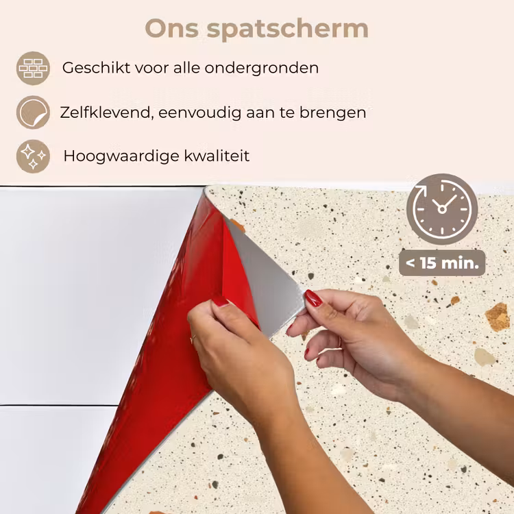 Spatscherm keuken - Terrazzo - Decoratie - Tegels - Patronen — 4