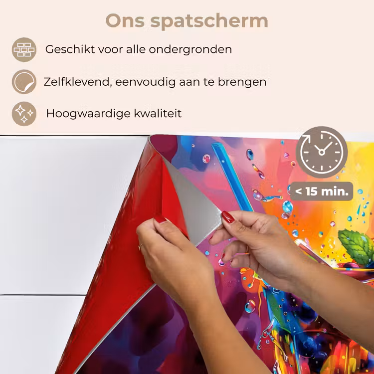 Spatscherm keuken - Cocktail - Fruit - Kleurrijk - Drank — 4