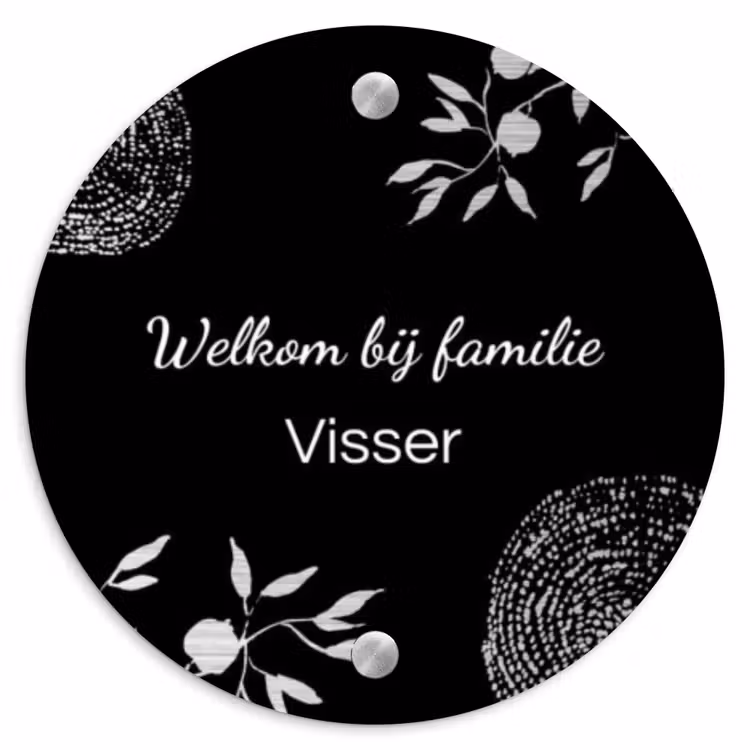 RVS - Illustraties - Zwart - Sierlijk — 1
