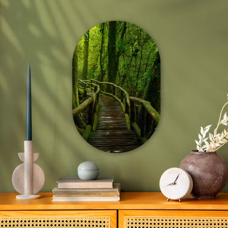 Muurovaal - Jungle - Brug - Mos - Natuur - Tropisch — 2