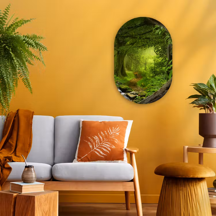 Muurovaal - Jungle - Groen - Natuur - Tropisch - Planten — 3