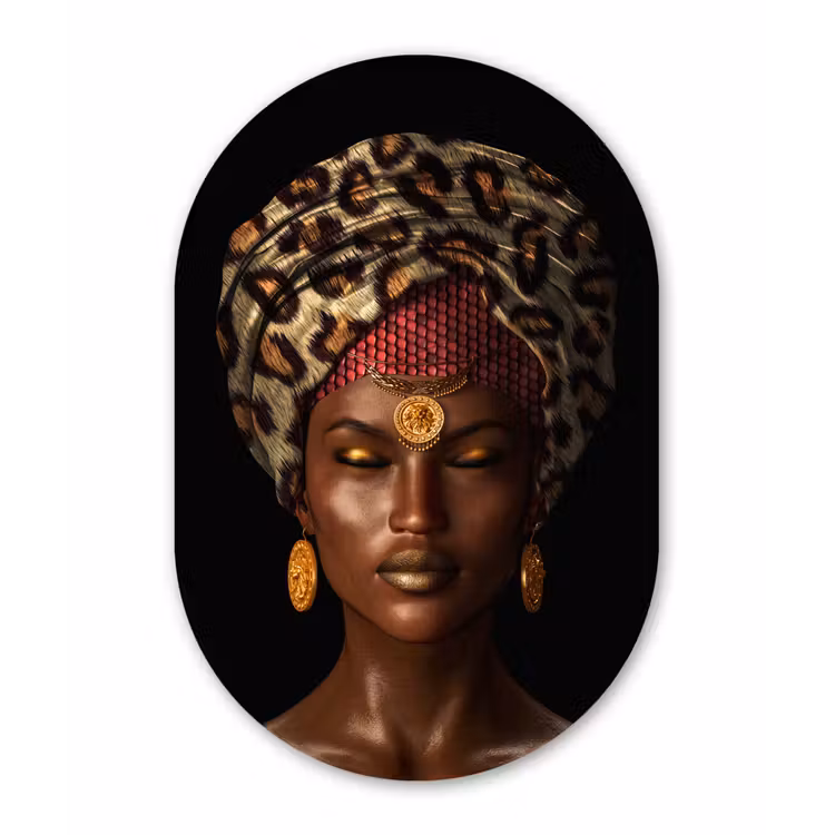 Muurovaal - Vrouw - Kleuren - Accessoires — 2