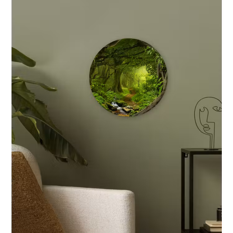Muurcirkel - Jungle - Groen - Natuur - Tropisch - Planten — 3