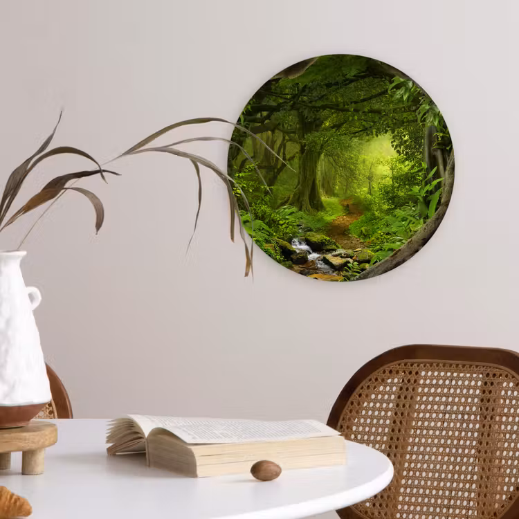 Muurcirkel - Jungle - Groen - Natuur - Tropisch - Planten — 4