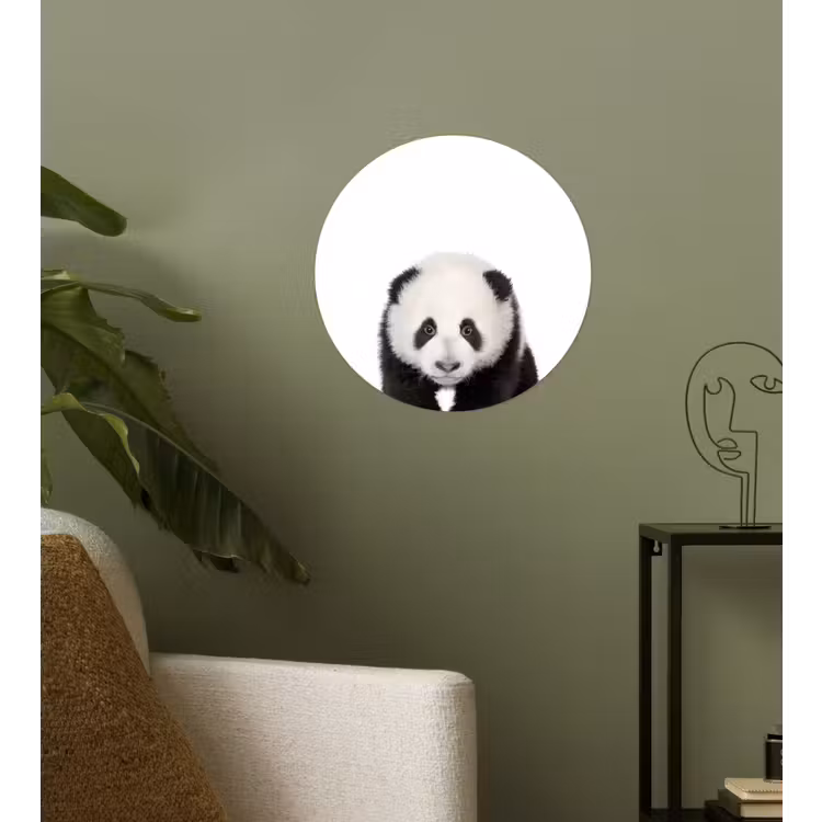 Behangcirkel - Dieren - Kinderen - Panda - Meisjes - Jongens — 3