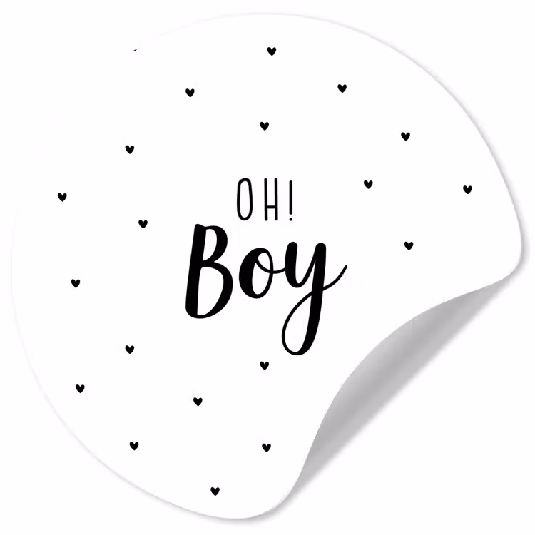 Behangcirkel - Quotes - Kind - Jongens - Oh! Boy - Spreuken — 1