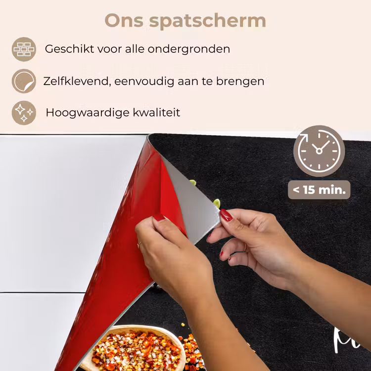 Spatscherm keuken - Quotes - Keuken - Spreuken - In deze keuken wordt gekookt met liefde - Liefde — 4