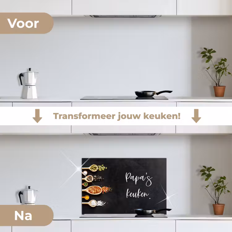 Spatscherm keuken - Quotes - Spreuken - Keuken - Papa's keuken - Papa — 3