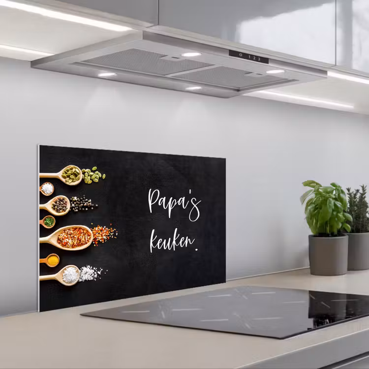 Spatscherm keuken - Quotes - Spreuken - Keuken - Papa's keuken - Papa — 5