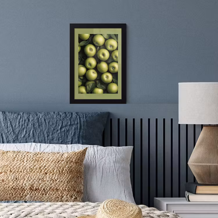 Poster met lijst - Appels - Groen - bladeren — 3