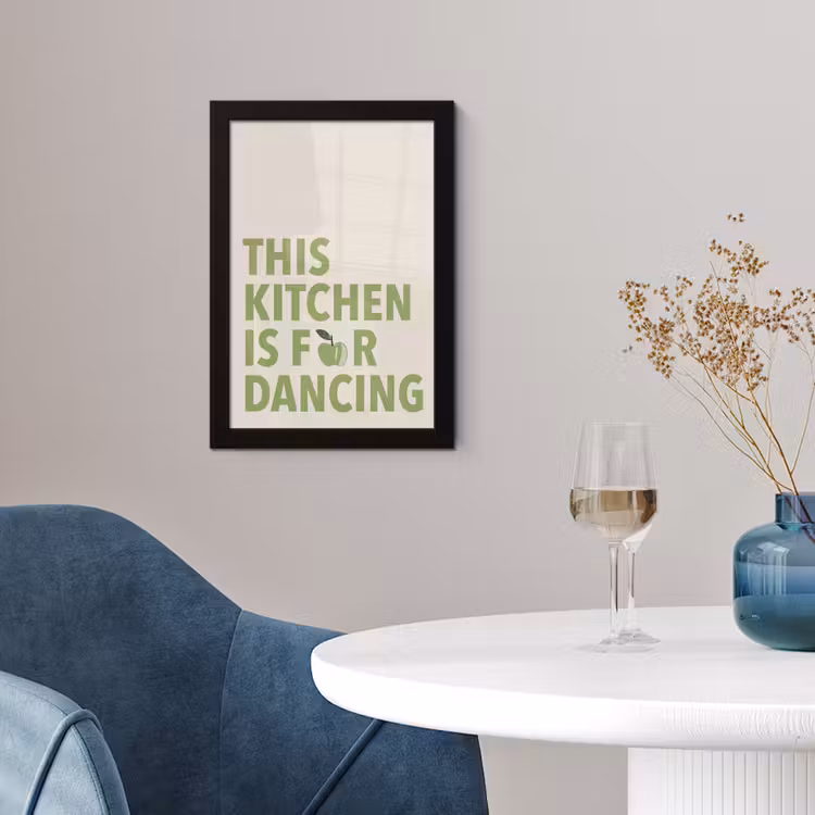 Poster met lijst - Quote - Appel - Illustratie — 4