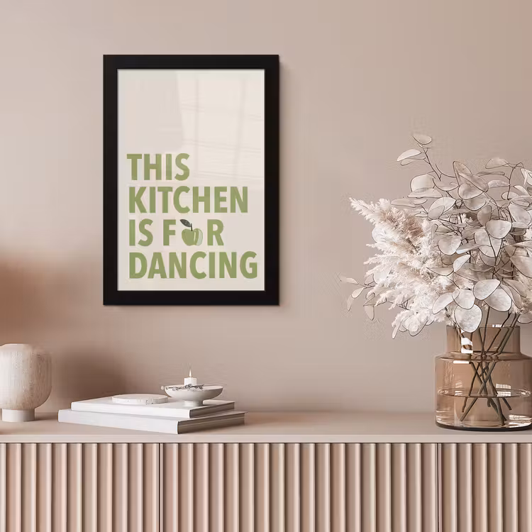 Poster met lijst - Quote - Appel - Illustratie — 5