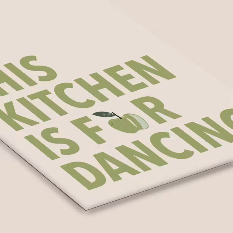 Poster met lijst - Quote - Appel - Illustratie — 7