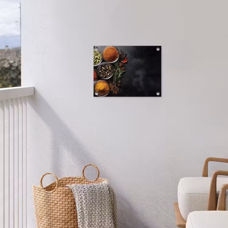 Tuinposter - Glazen - Bakjes - Blaadjes - Kruiden — 3