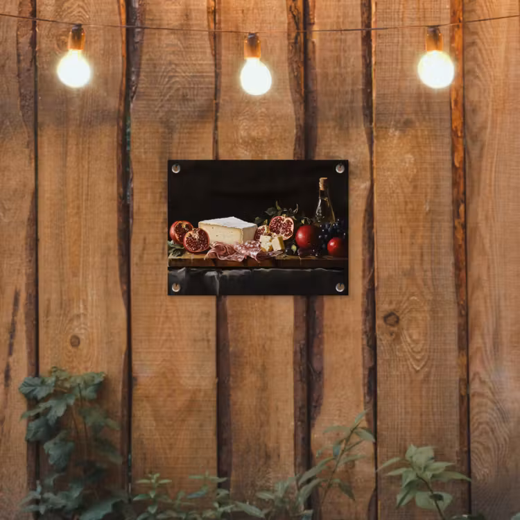 Tuinposter - Stilleven - Vintage - Borrelplank — 2