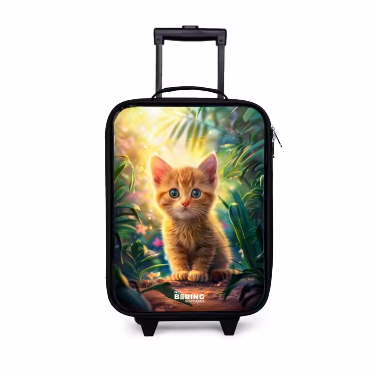 Kinderkoffer - Zwart - Kees kitten — 1