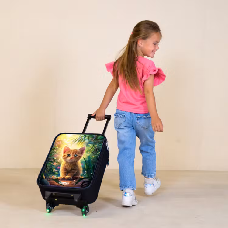 Kinderkoffer - Zwart - Kees kitten — 2