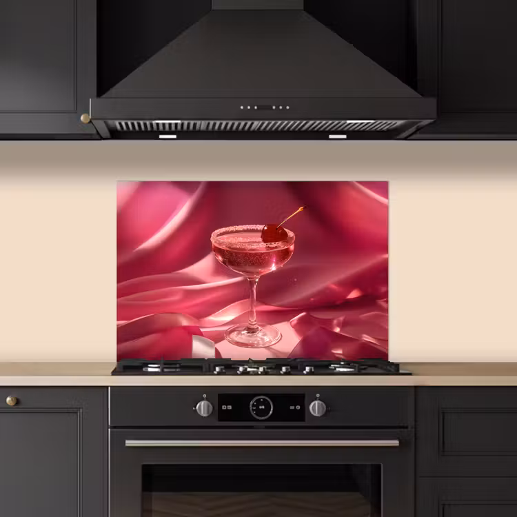 Spatscherm keuken - Cocktail - Pink - Luxe — 2