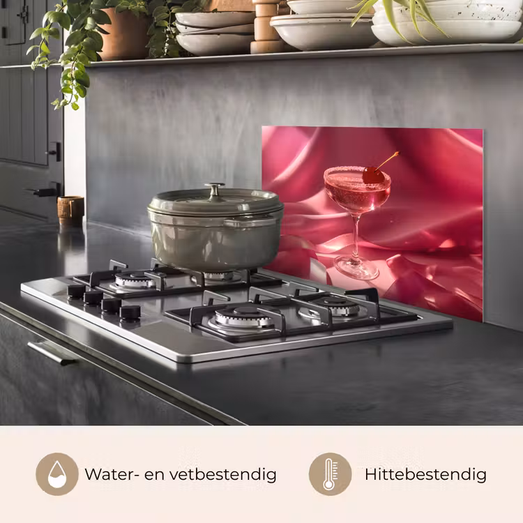 Spatscherm keuken - Cocktail - Pink - Luxe — 7