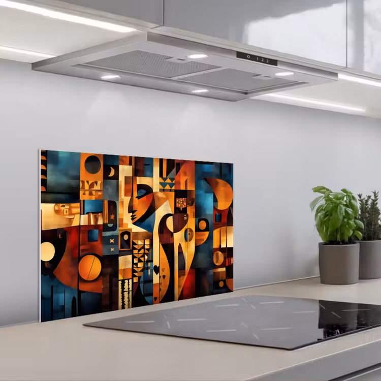 Spatscherm keuken - Figuren - Abstract - Symbolen — 5