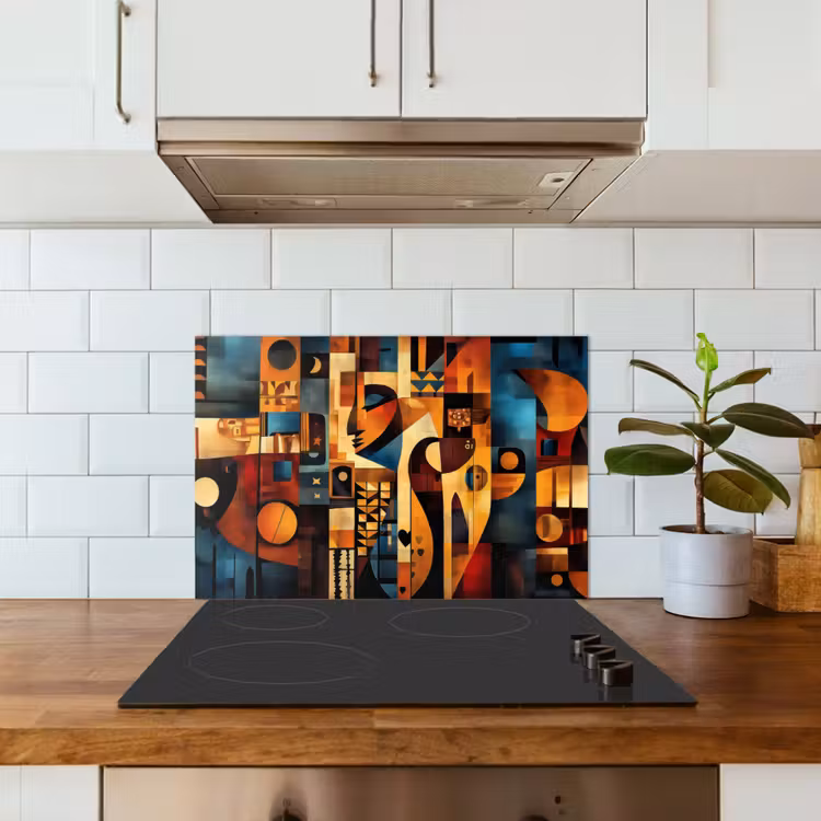 Spatscherm keuken - Figuren - Abstract - Symbolen — 6