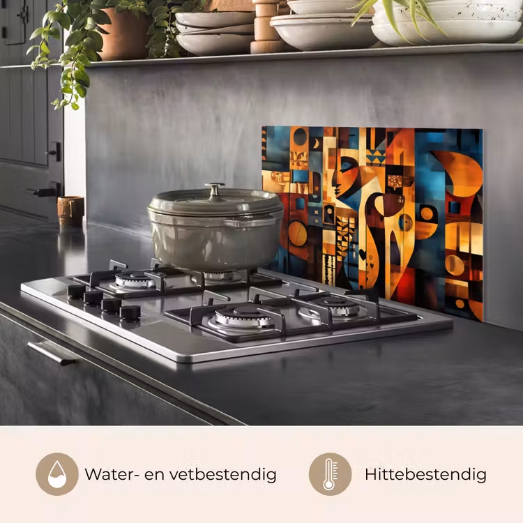 Spatscherm keuken - Figuren - Abstract - Symbolen — 7