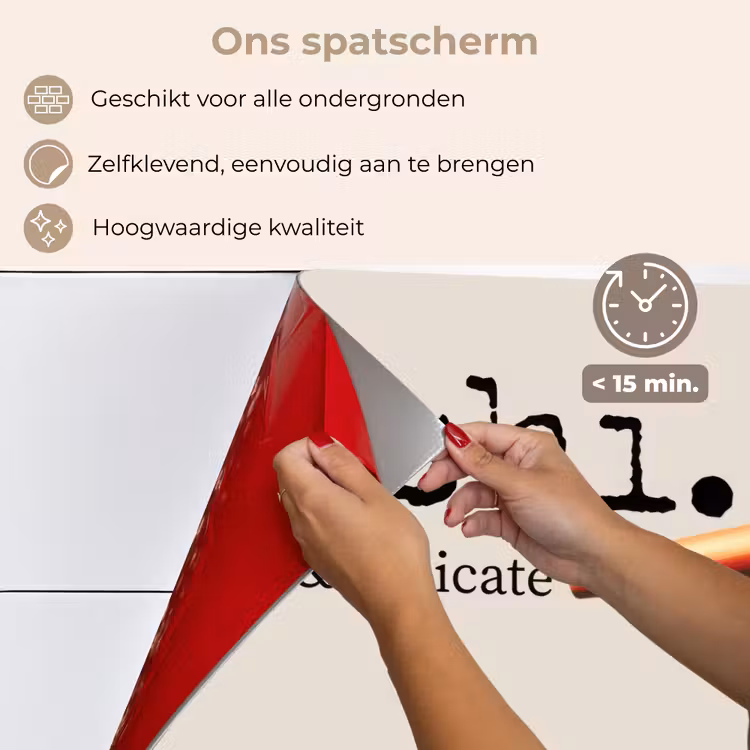 Spatscherm keuken - Sushi - Zalm - Rijst - Japans — 4