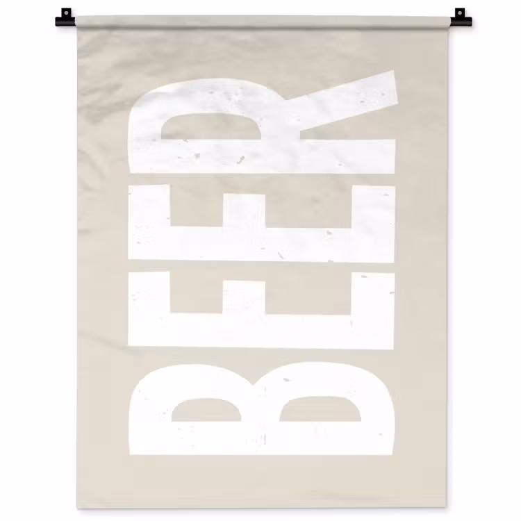 Wandkleed - Beer - Japandi - Beige - Decoratie — 1