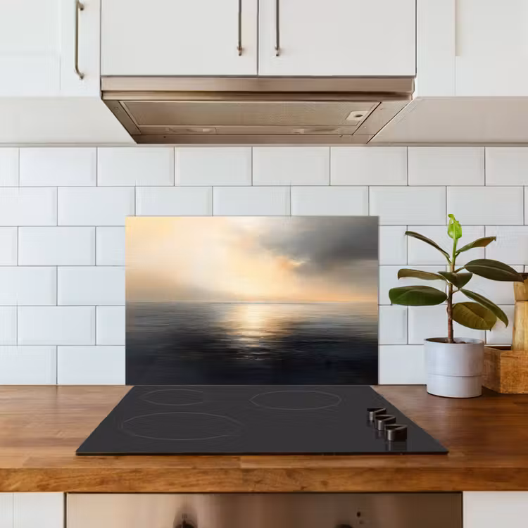 Spatscherm keuken - Zon - Horizon - Zee — 6