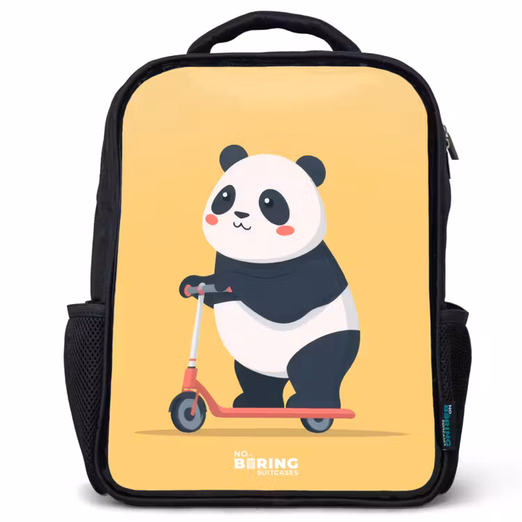 Kinder rugzak - Panda - Step - Geel — 1