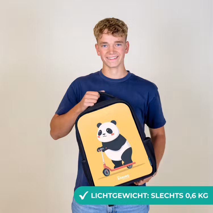 Kinder rugzak - Panda - Step - Geel — 2
