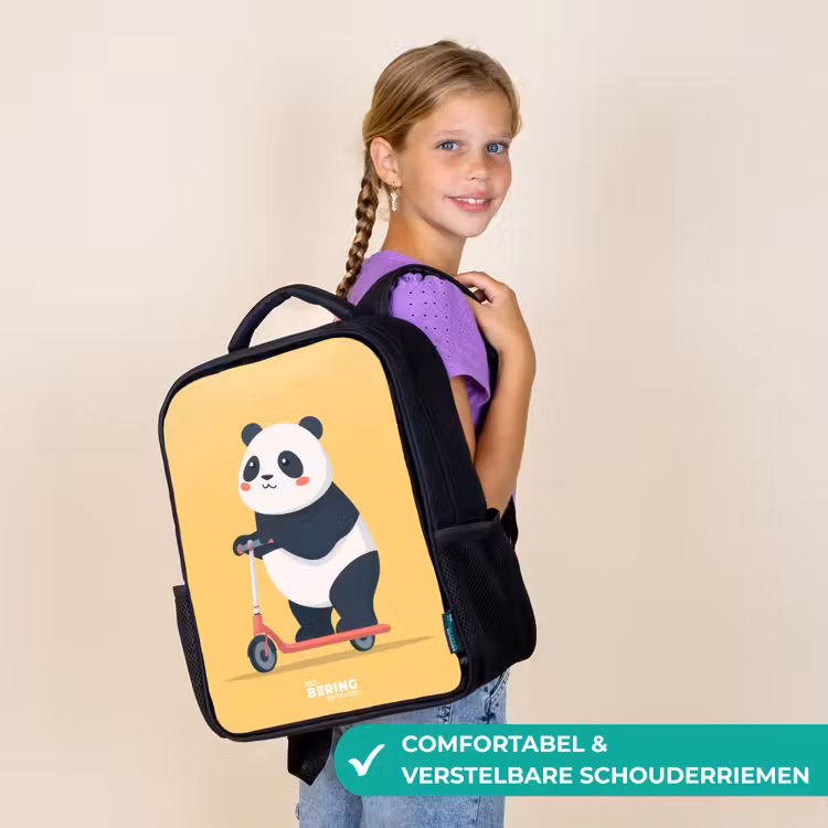 Kinder rugzak - Panda - Step - Geel — 3