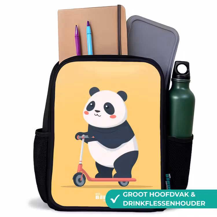 Kinder rugzak - Panda - Step - Geel — 4