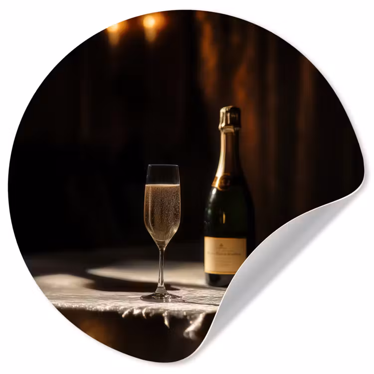 Behangcirkel - Prosecco - Bubbels - Sfeervol - Drank — 1