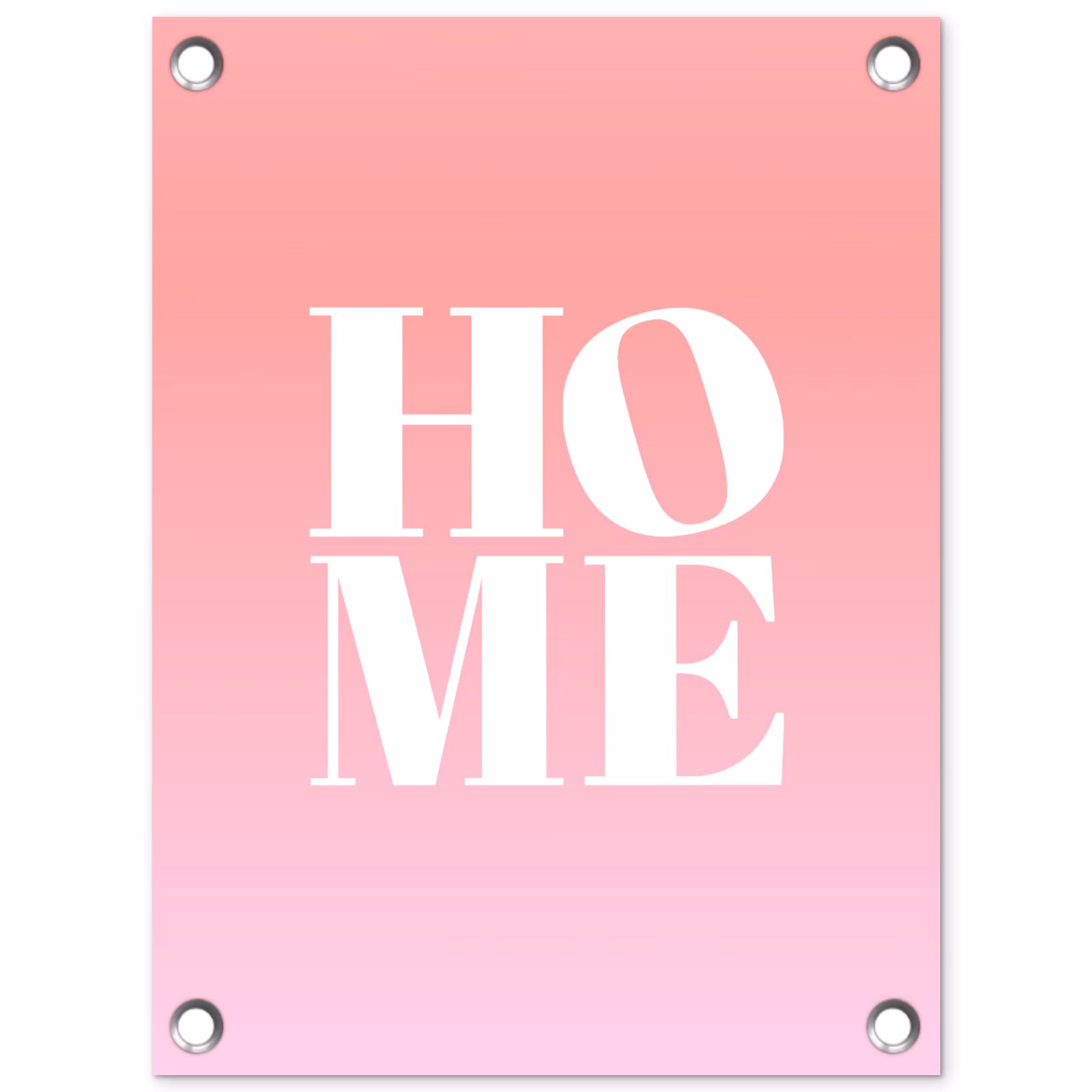 Tuinposter - Home - Letters - Groot - Roze — 1