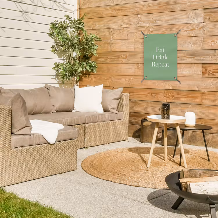 Tuinposter - Eat Drink Repeat — 4