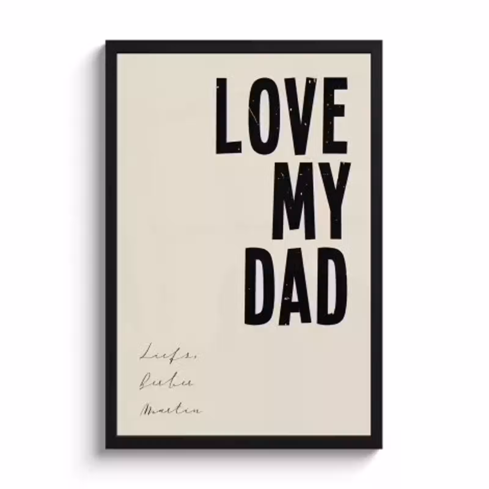 Foto in lijst – Love my dad — 1