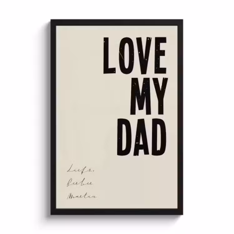Foto in lijst – Love my dad — 1