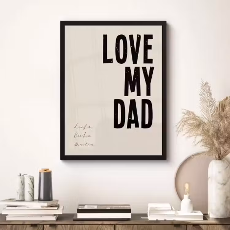 Foto in lijst – Love my dad — 3