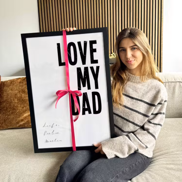 Foto in lijst – Love my dad — 4