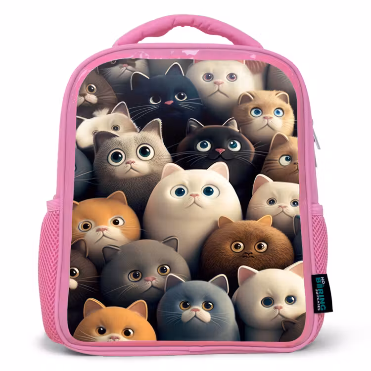 Rugzak kind - roze - Kattenkabaal — 1