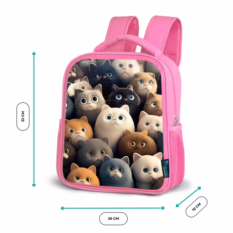 Rugzak kind - roze - Kattenkabaal — 3