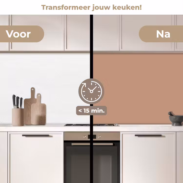 Keuken achterwand - Beige - Kleur - Roze — 2