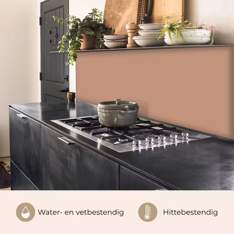 Keuken achterwand - Beige - Kleur - Roze — 3