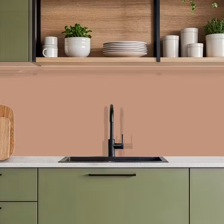 Keuken achterwand - Beige - Kleur - Roze — 5