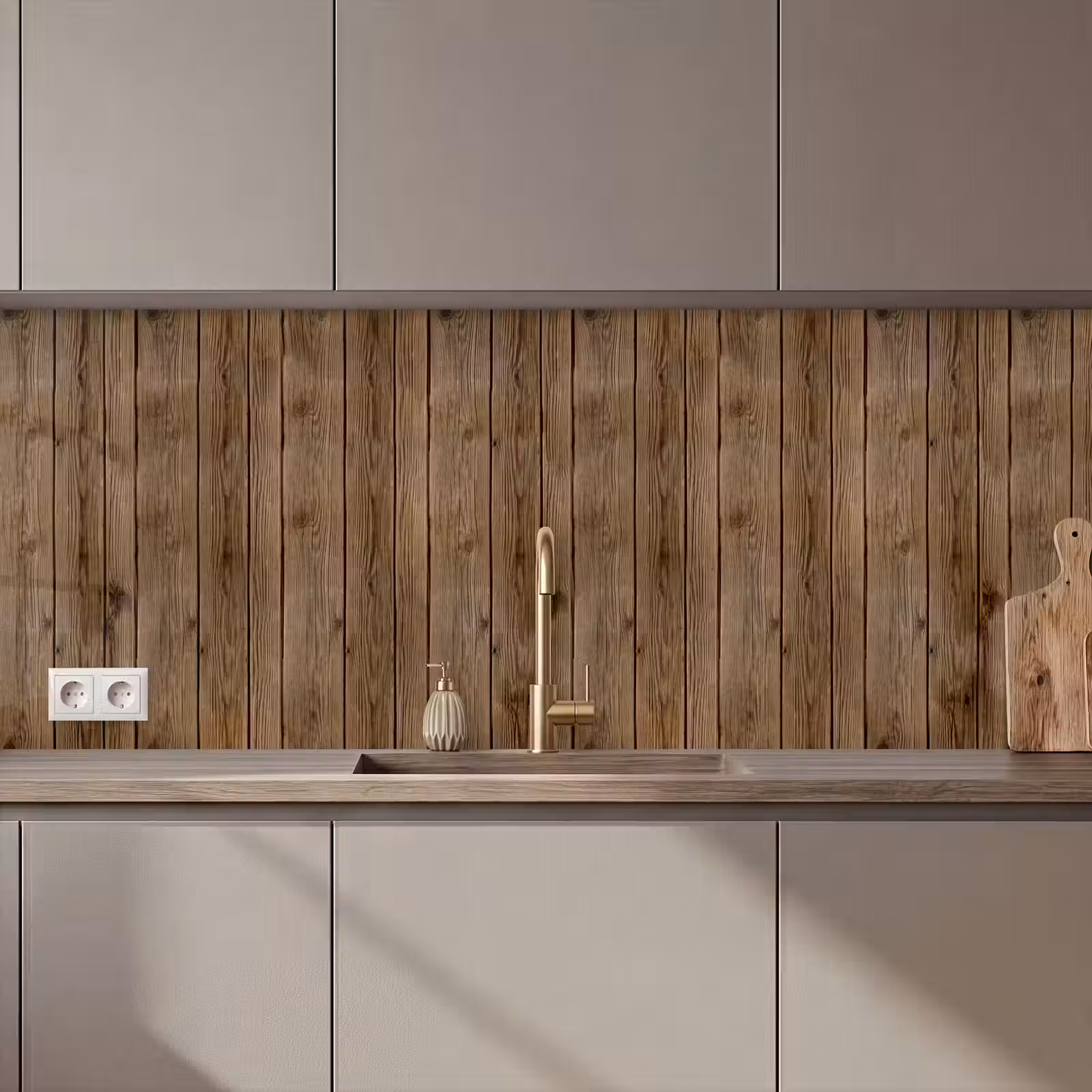 Keuken achterwand - Hout - Natuur - Patronen — 1